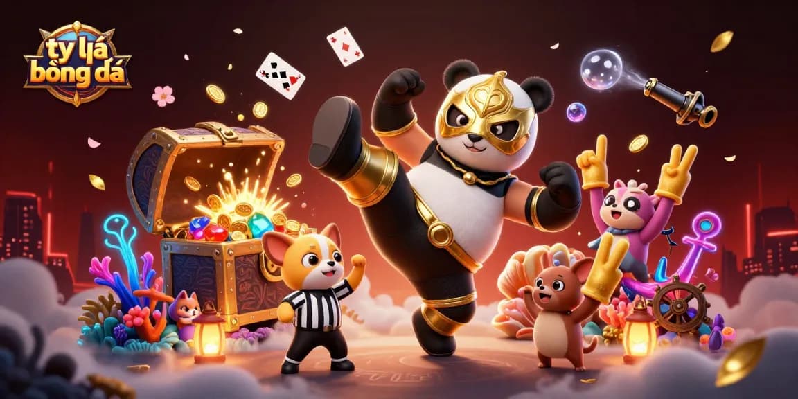 Engage with tỷ lệ bóng đá action in a vibrant 3D digital illustration showcasing betting scenes and energetic characters