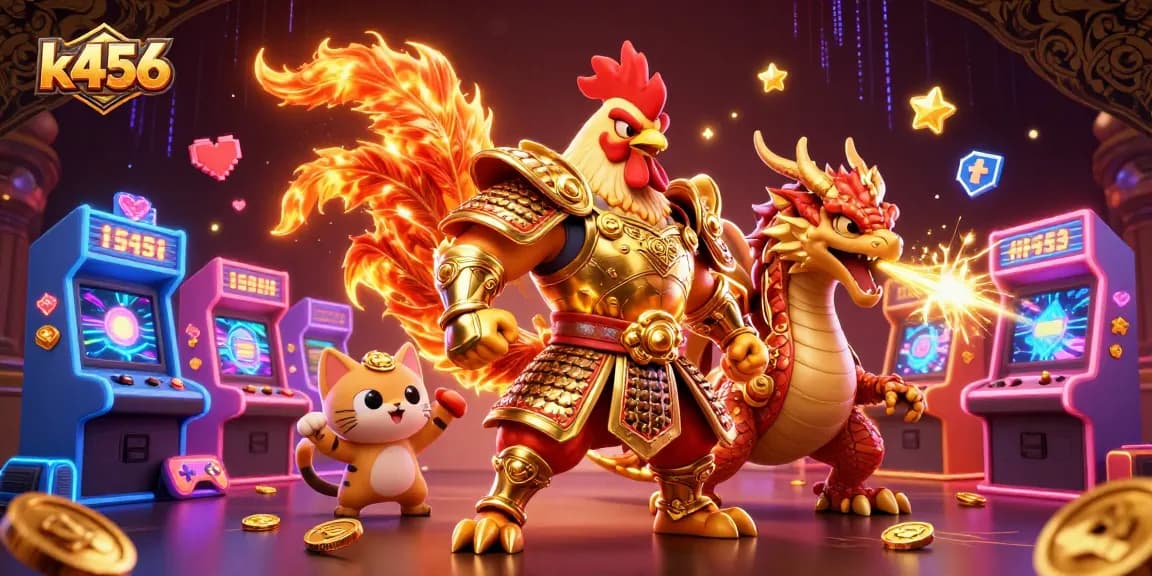 Acesse k456 e ganhe prêmios jogando com nossos divertidos mascotes e jogos interativos.