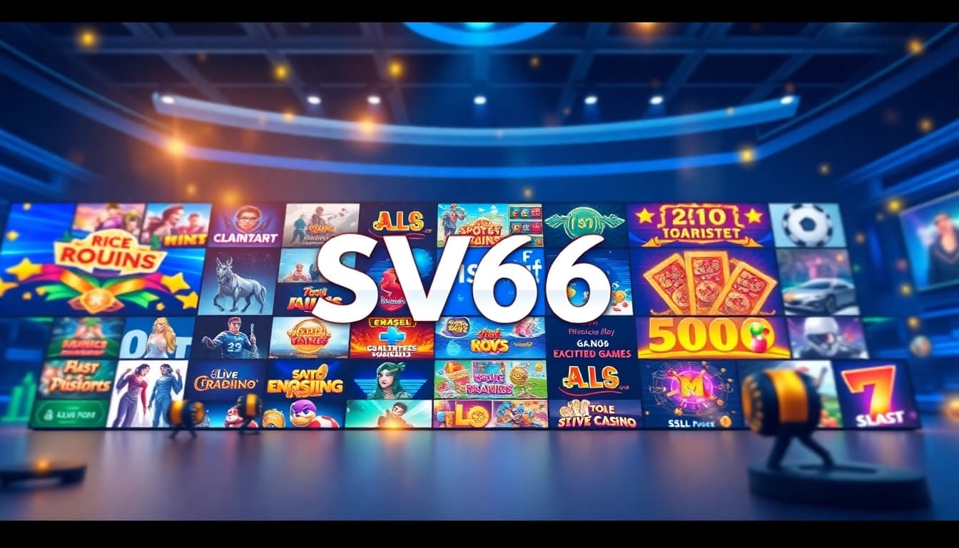 Explore the SV66 platform featuring over 5000 games, emphasizing excitement and security.