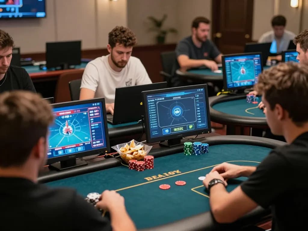 Engaging players playing online poker at home using the concept of เล่นzood24.