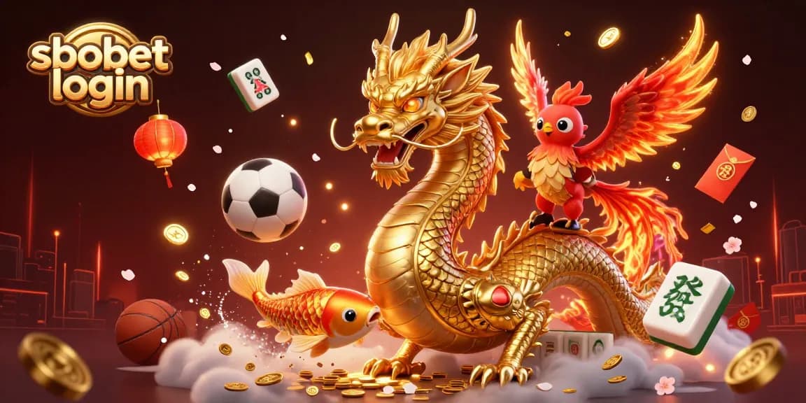 Experience seamless sbobet login and vibrant sports betting action with our captivating digital illustration.
