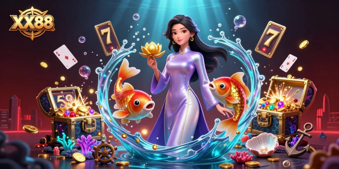 Engage in thrilling gaming with XX88's dynamic slots and vibrant character interactions.
