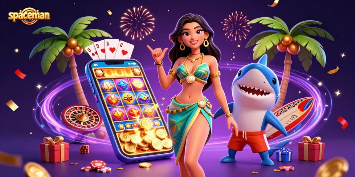 Experience the excitement of spaceman with vibrant slot game visuals and dynamic casino elements.