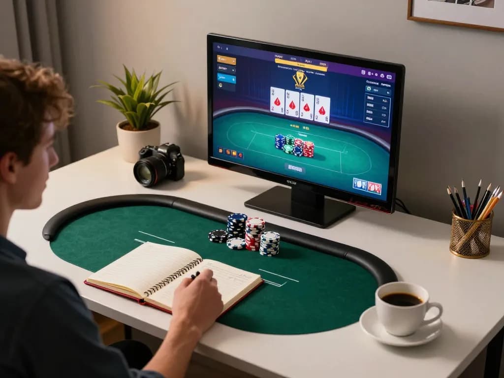 Engaging gameplay on an online poker interface with strategic tips for F168 betting.