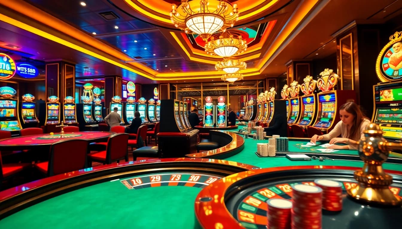 Experience the excitement of betting at https://nk88.sa.com/ with vibrant casino tables and engaged players.