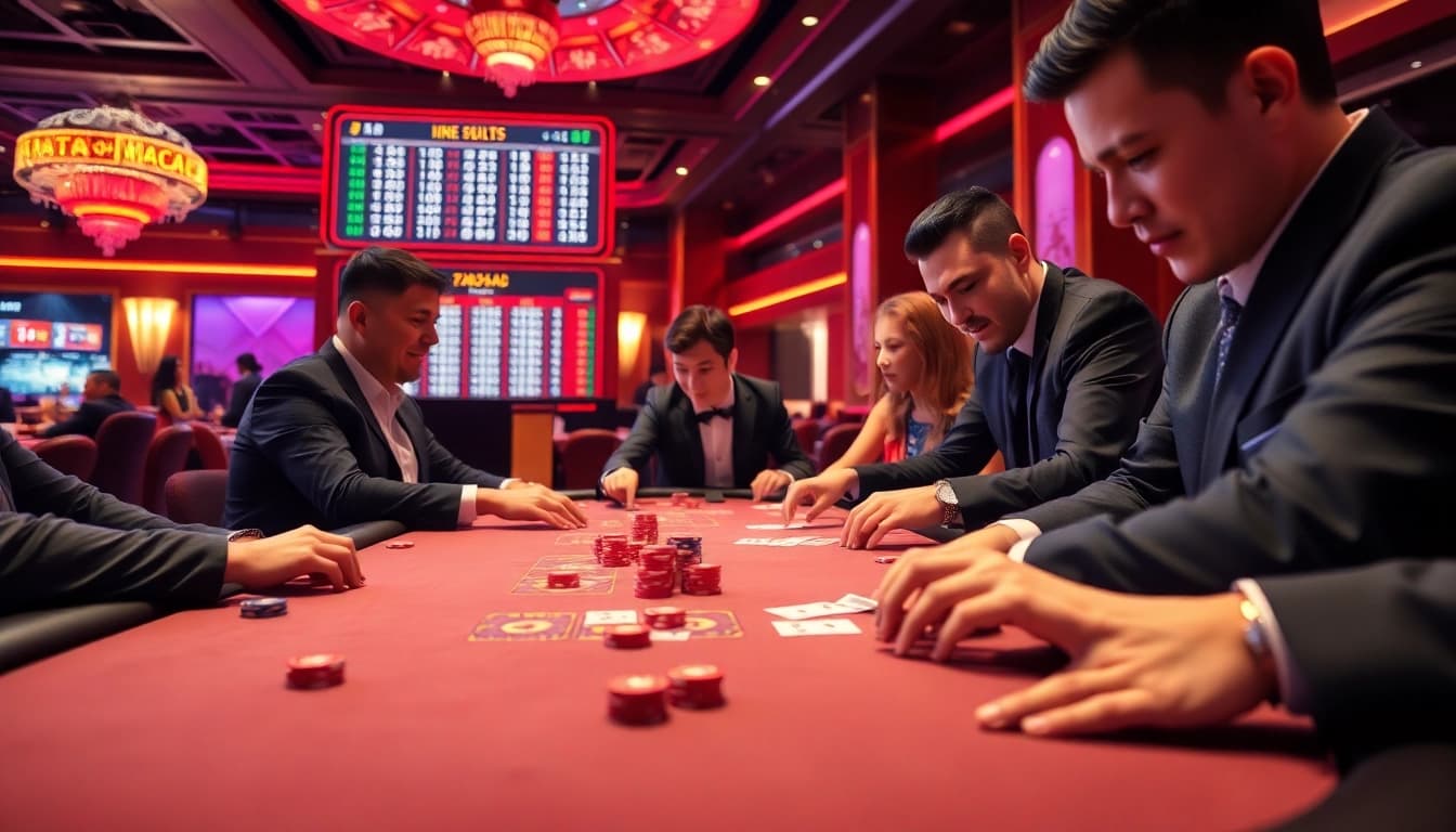 Engage with Toto Macau at a high-stakes table with thrilling live draws.