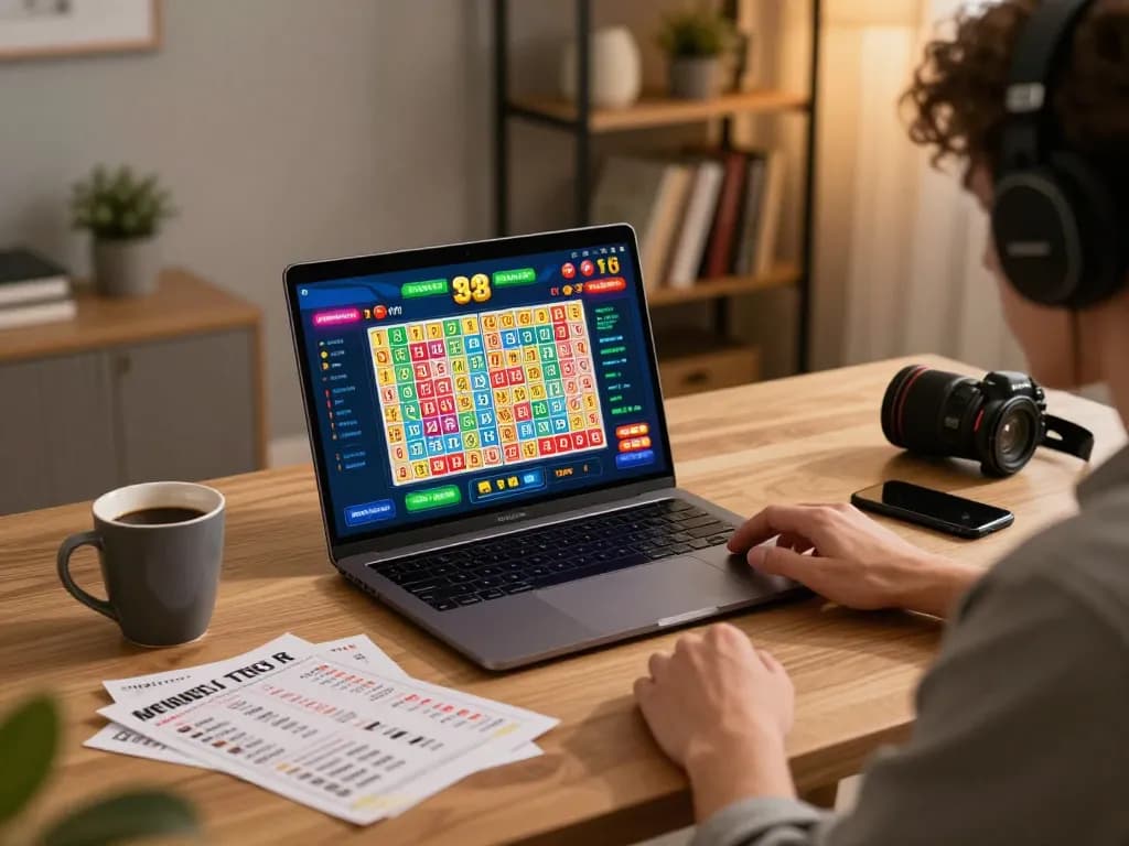 Experience the keluaran togel tercepat in a cozy home office while gaming online.