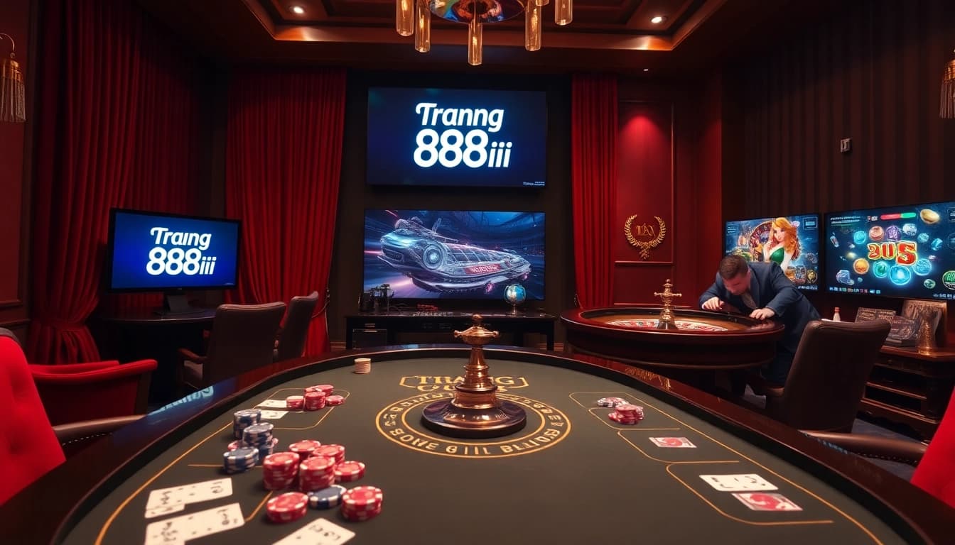Experience luxury gaming at trang 88i with vibrant casino tables and interactive players.