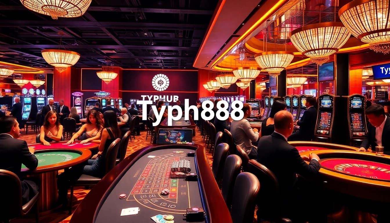 Experience the excitement of Typhu88 casino with vibrant games and engaging players.