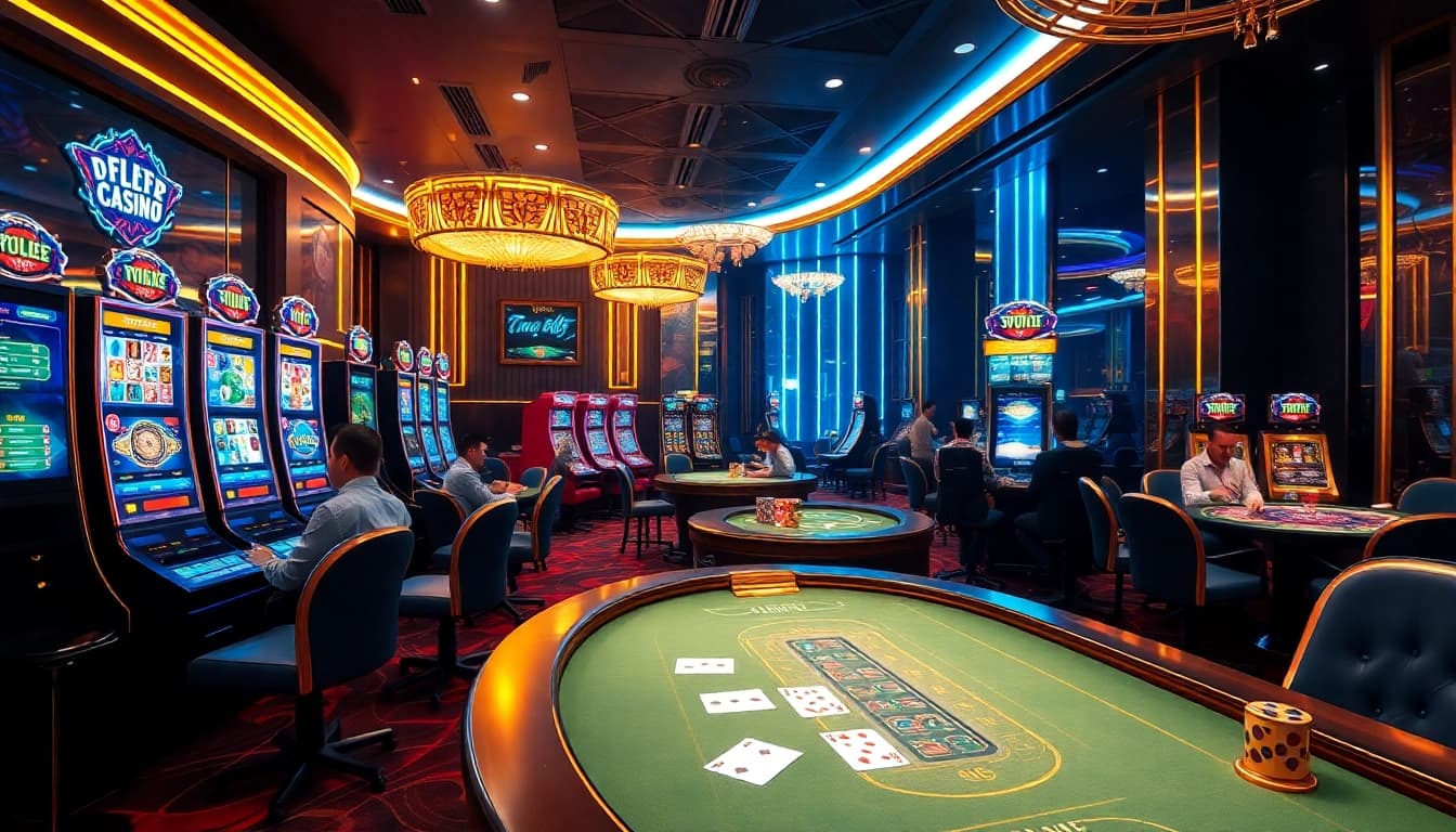 Exciting online casino gameplay at https://78wintl.org/ featuring vibrant slot machines and engaging players.