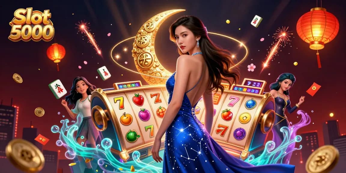Engage with Slot depo 5000 for top casino fun featuring vibrant slot reels and lucky symbols.