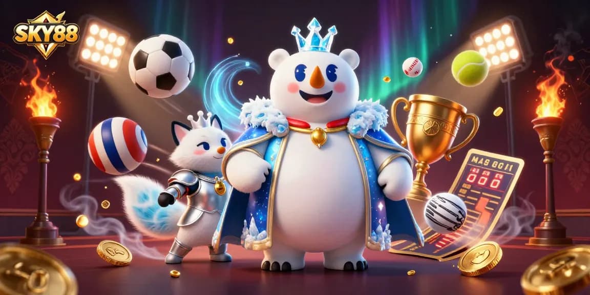 Experience the excitement of SKY88 with vibrant sports betting elements and engaging gameplay.