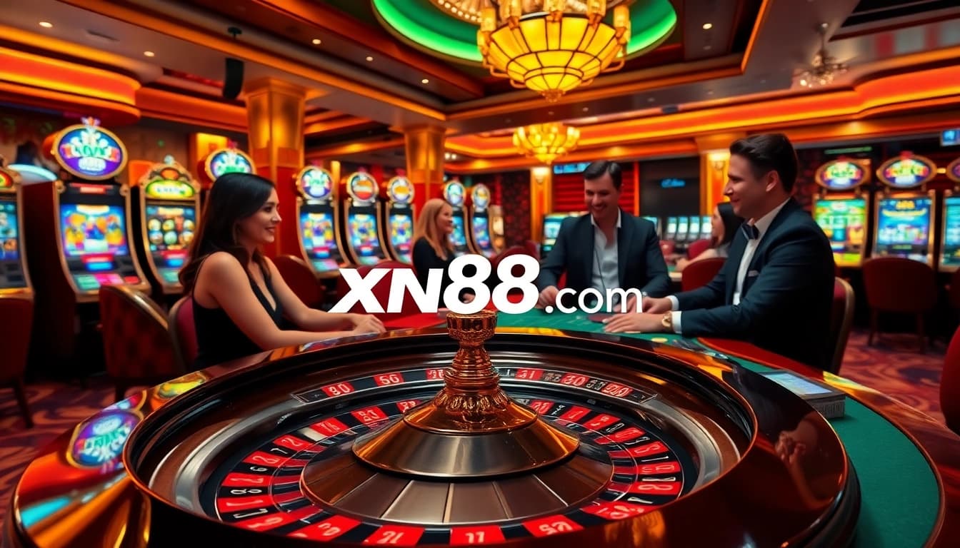 Experience the thrilling action of gambling at xn88 com with immersive casino games and vibrant atmosphere.