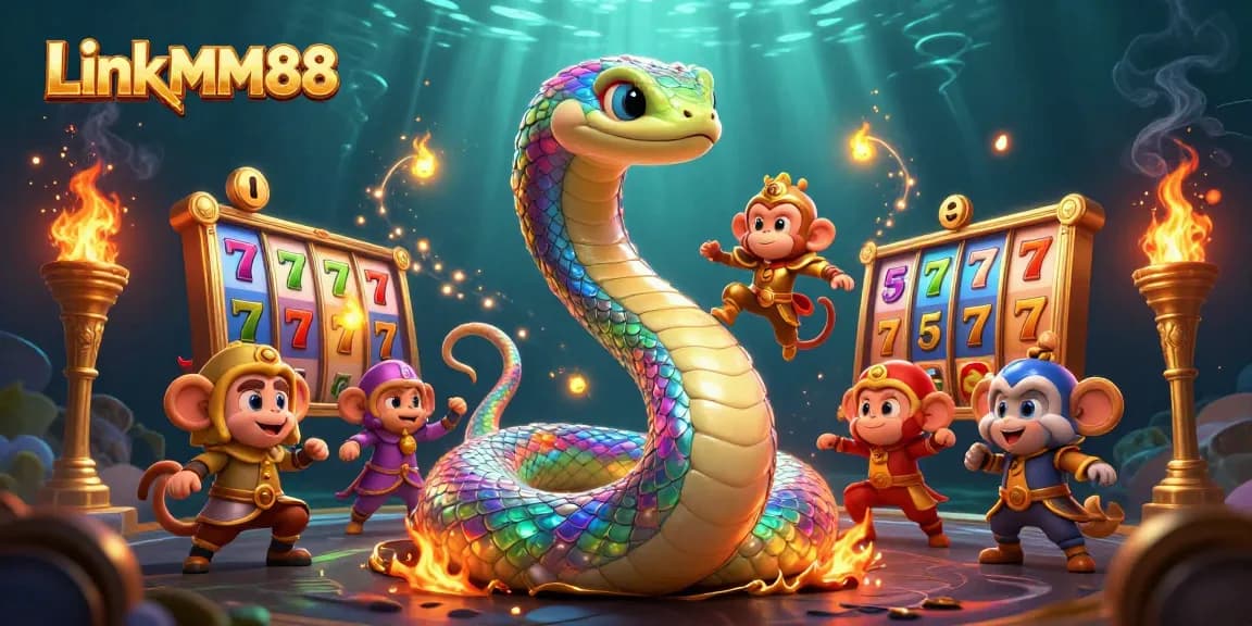 Engage with Link MM88's vibrant slots featuring captivating characters and dynamic gaming elements.