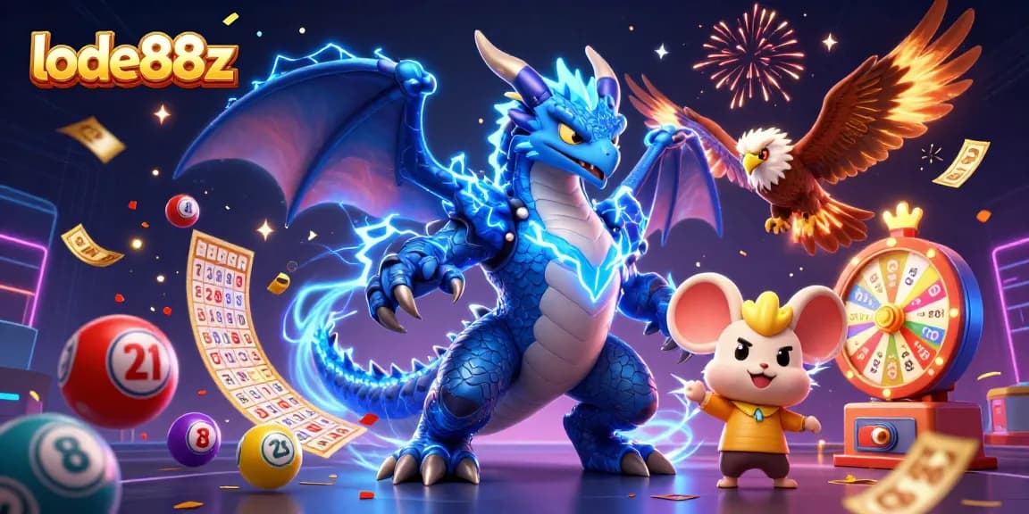 Engage with lode88z as you win exciting prizes amid a thrilling 3D casino scene.