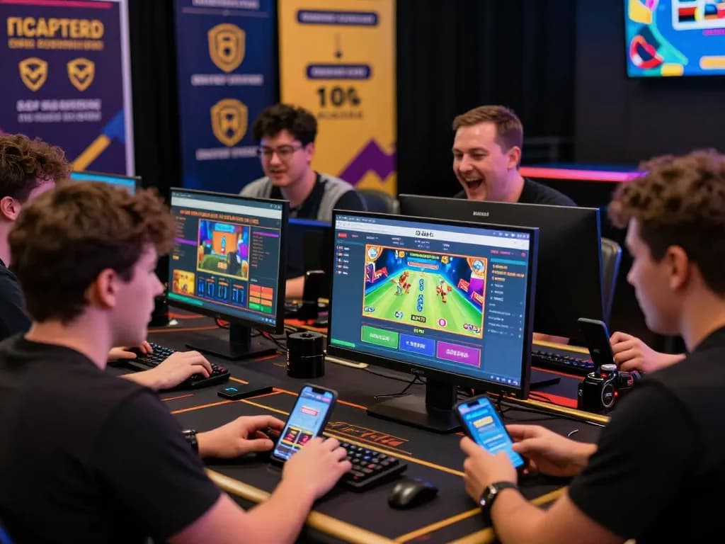 8kbet players immersed in online betting excitement, showcasing dynamic gaming experience.