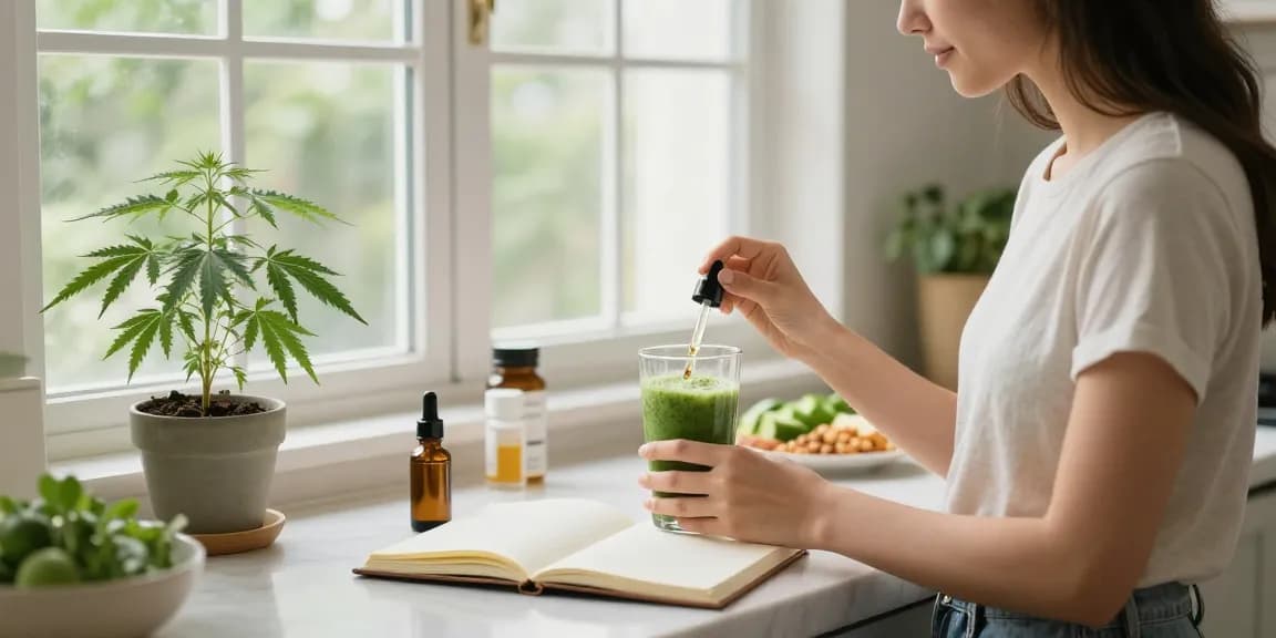 Can you vape in Cyprus? Wellness routine featuring CBD oil tincture and organic products.