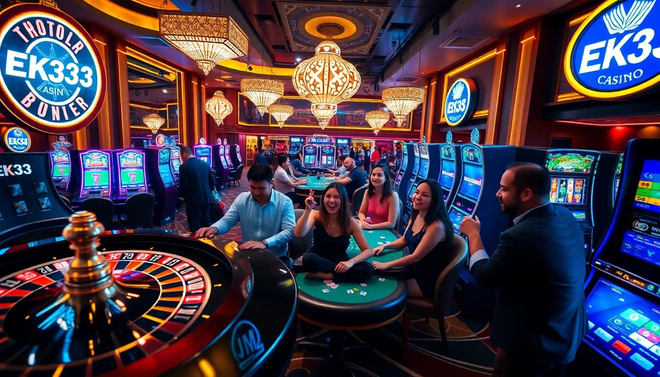 Experience the thrill of EK333 online casino gaming with vibrant action and excitement.
