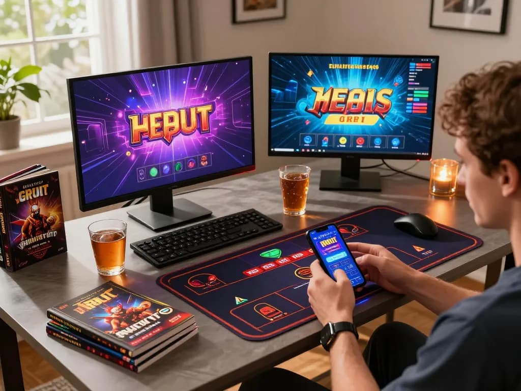 Engaging in mobile betting on smartphone with GG88 hu casino app interface visible in a cozy home setup