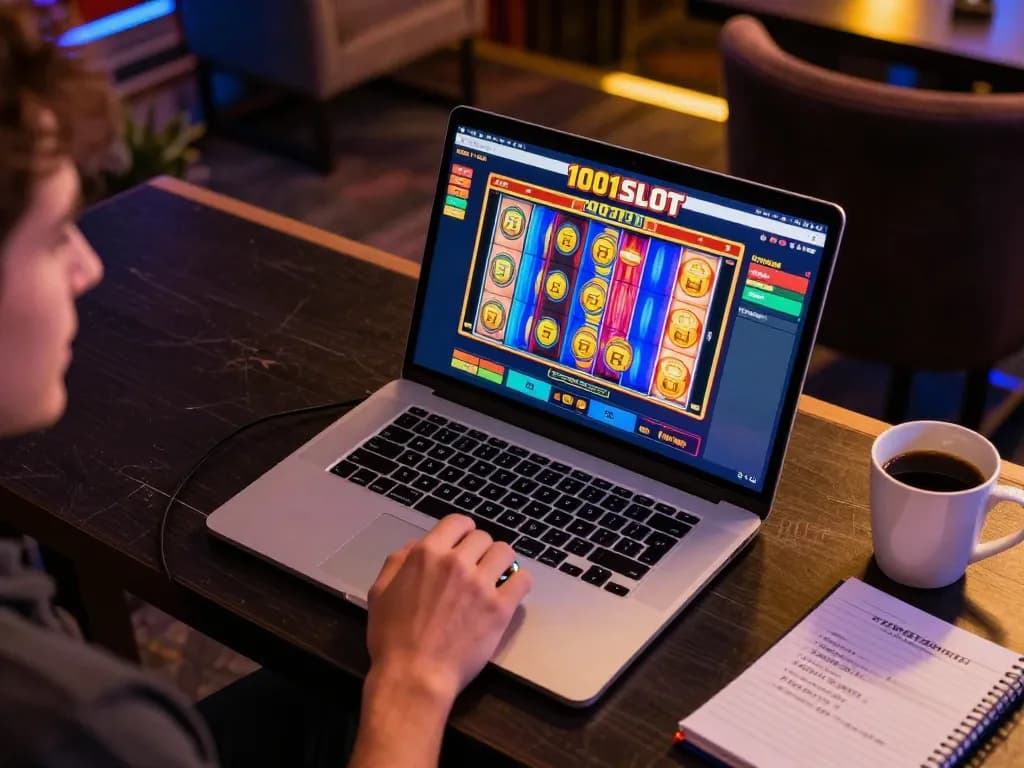 Experience thrilling gameplay at 1001SLOT with vibrant slot reels and an intuitive interface
