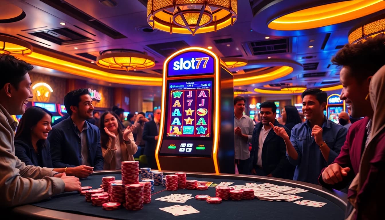 Experience thrilling gameplay at slot777 with a dynamic casino atmosphere and high jackpots.