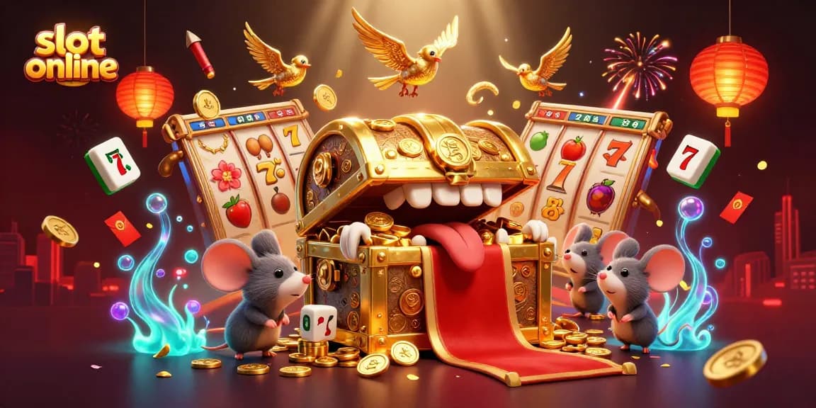 Spin and win with slot online games in this vibrant, energetic casino scene!