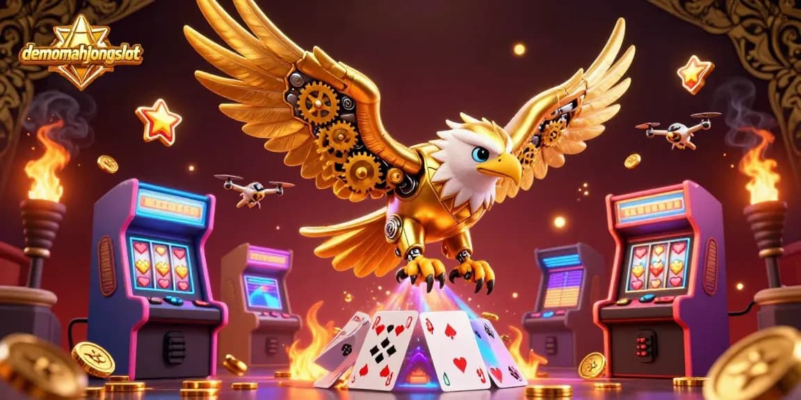 Experience the thrilling action of demomahjongslot with vibrant characters and stunning casino visuals.