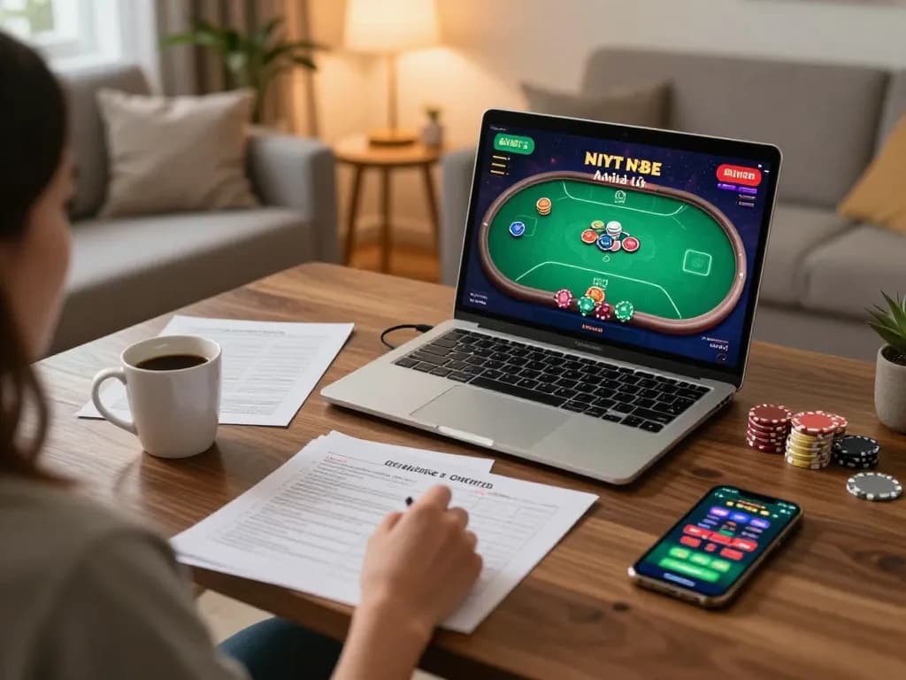 Mainkan poker online menggunakan telepathywear di lingkungan rumah yang nyaman dengan elemen permainan mobile