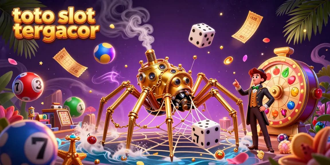 Engage with the thrilling world of toto slot tergacor as colorful slot elements highlight a steampunk visual extravaganza.