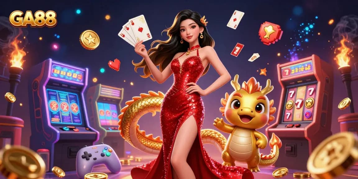 Spin the reels at GA88 while enjoying vibrant casino themes and captivating characters.
