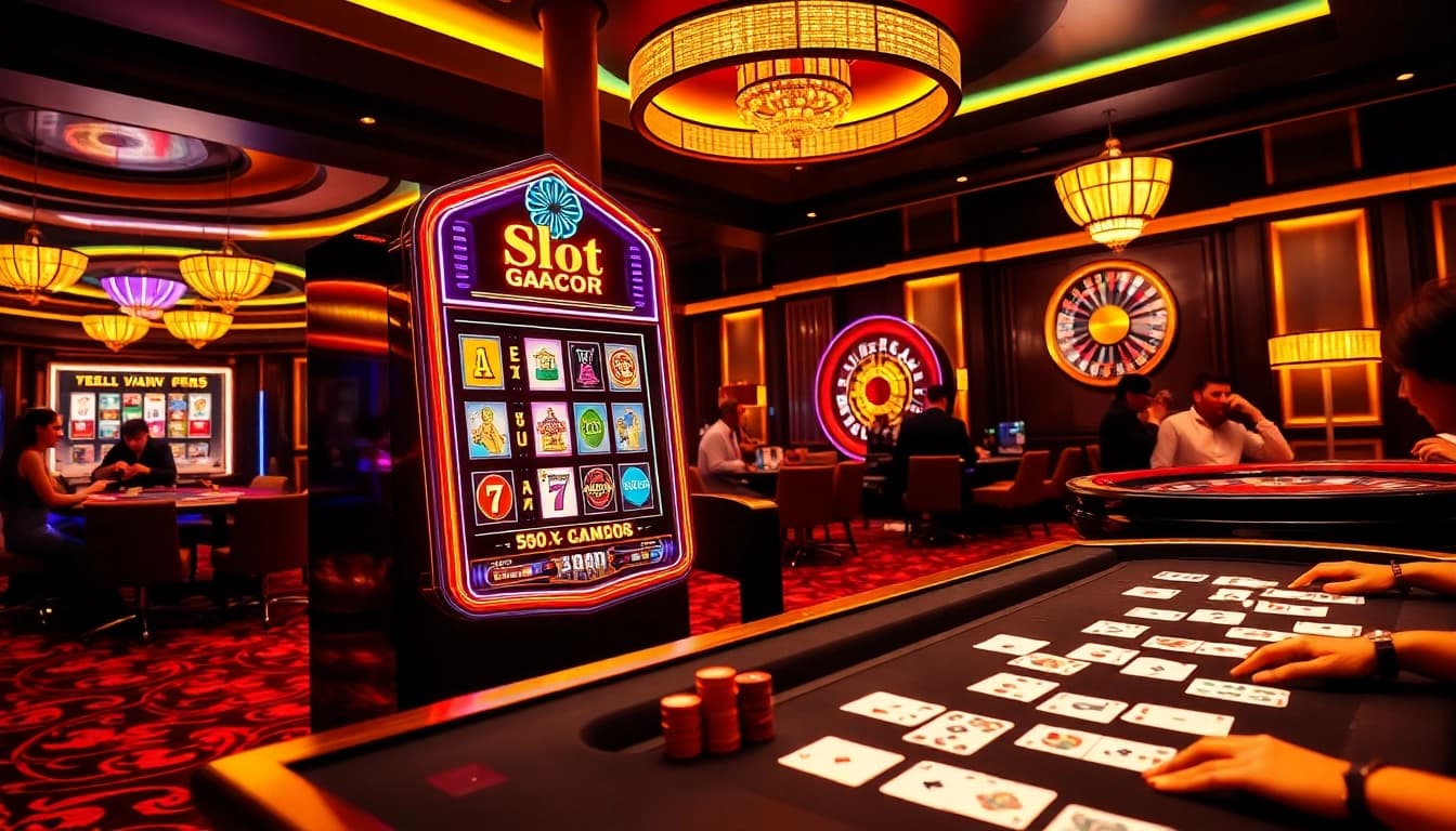 Experience the thrill of Slot Gacor with vibrant casino gaming excitement and winning opportunities.