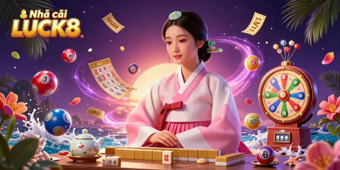 Engage with Nhà cái LUCK8 using exciting lottery elements and festive casino games.