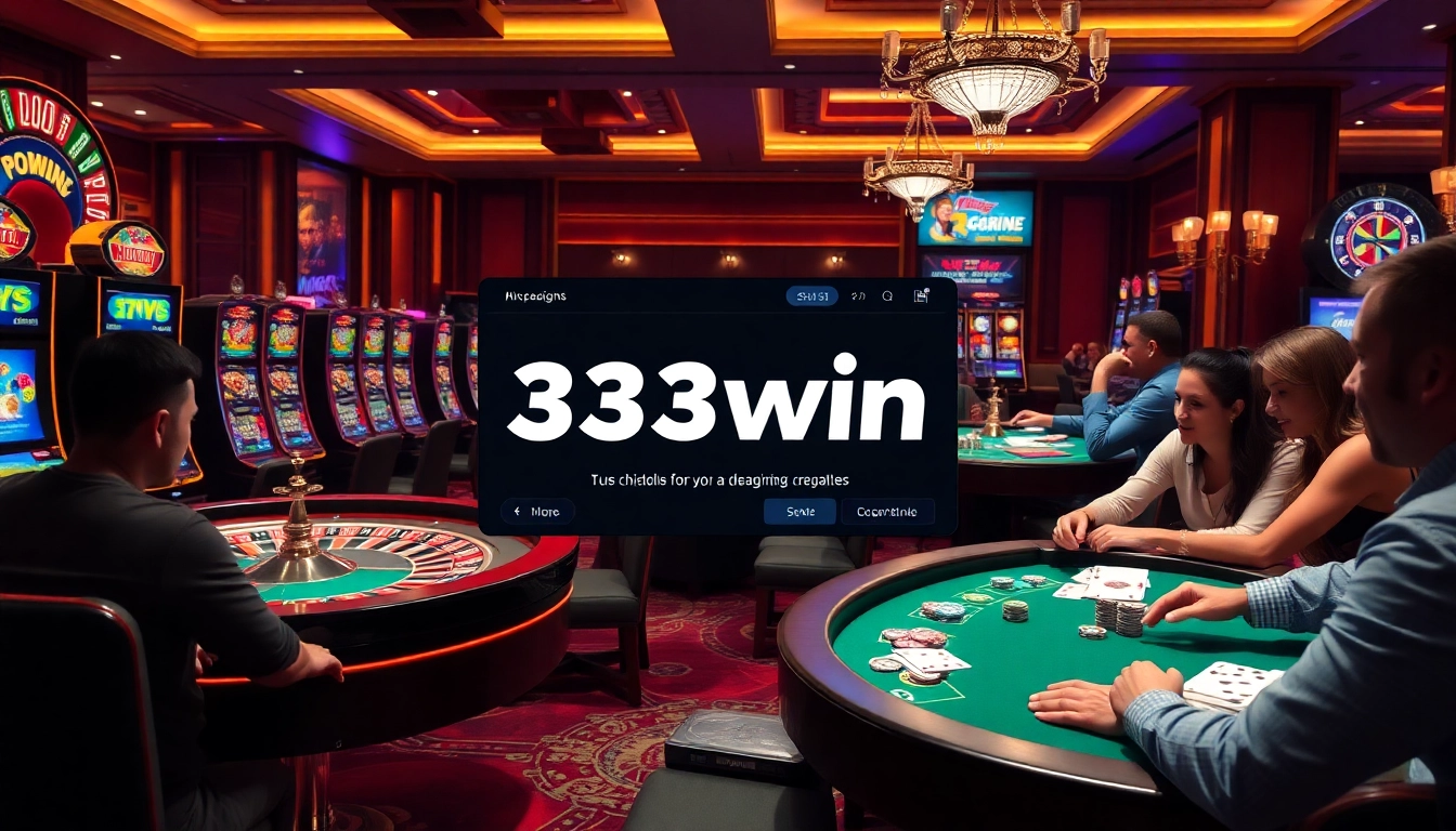 Experience the thrill of 33win with vibrant casino gameplay and exciting betting action.