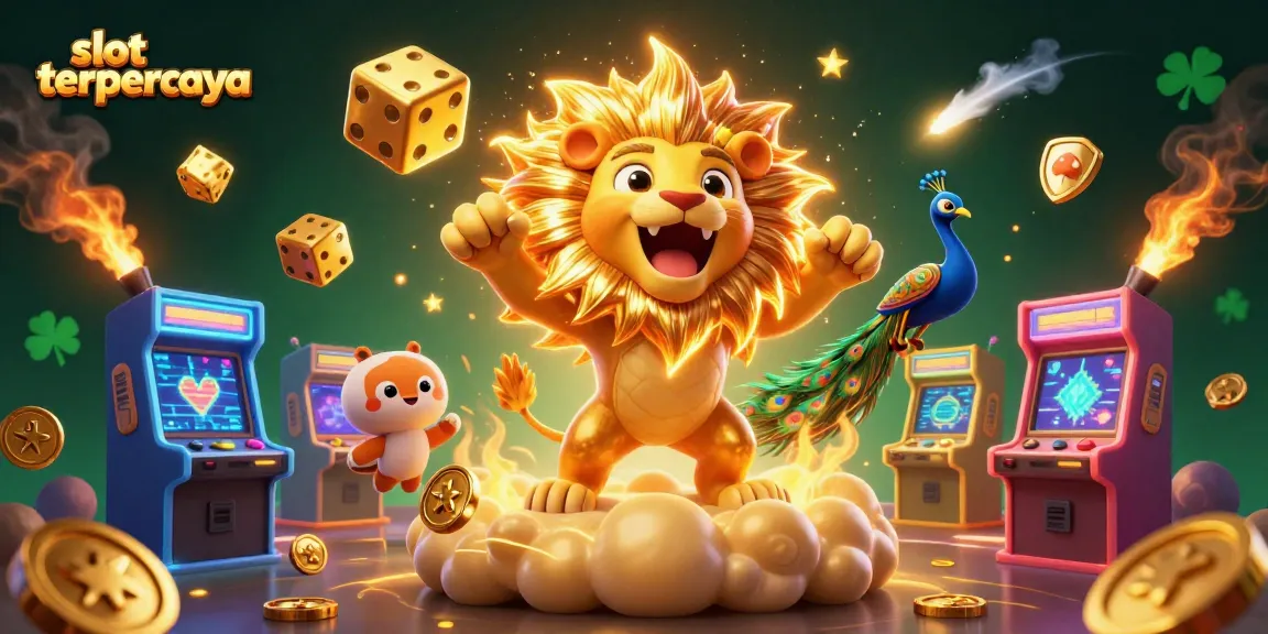 Engage with slot terpercaya and discover thrilling wins featuring a sun lion and vibrant casino elements.