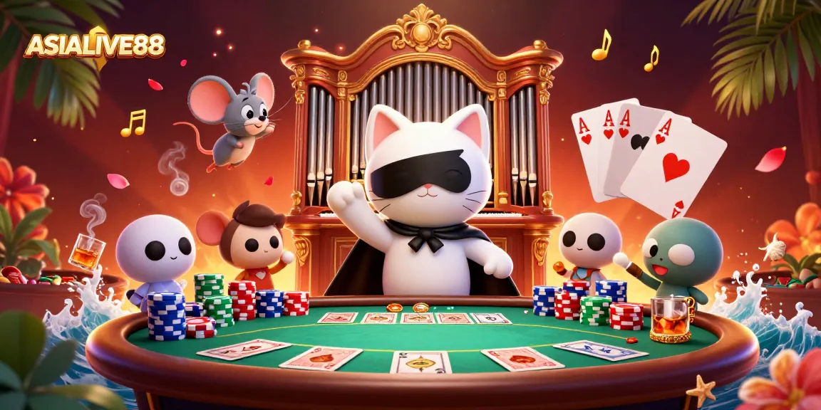 Experience thrilling wins on ASIALIVE88 with a vibrant 3D casino scene illustrating epic gameplay.