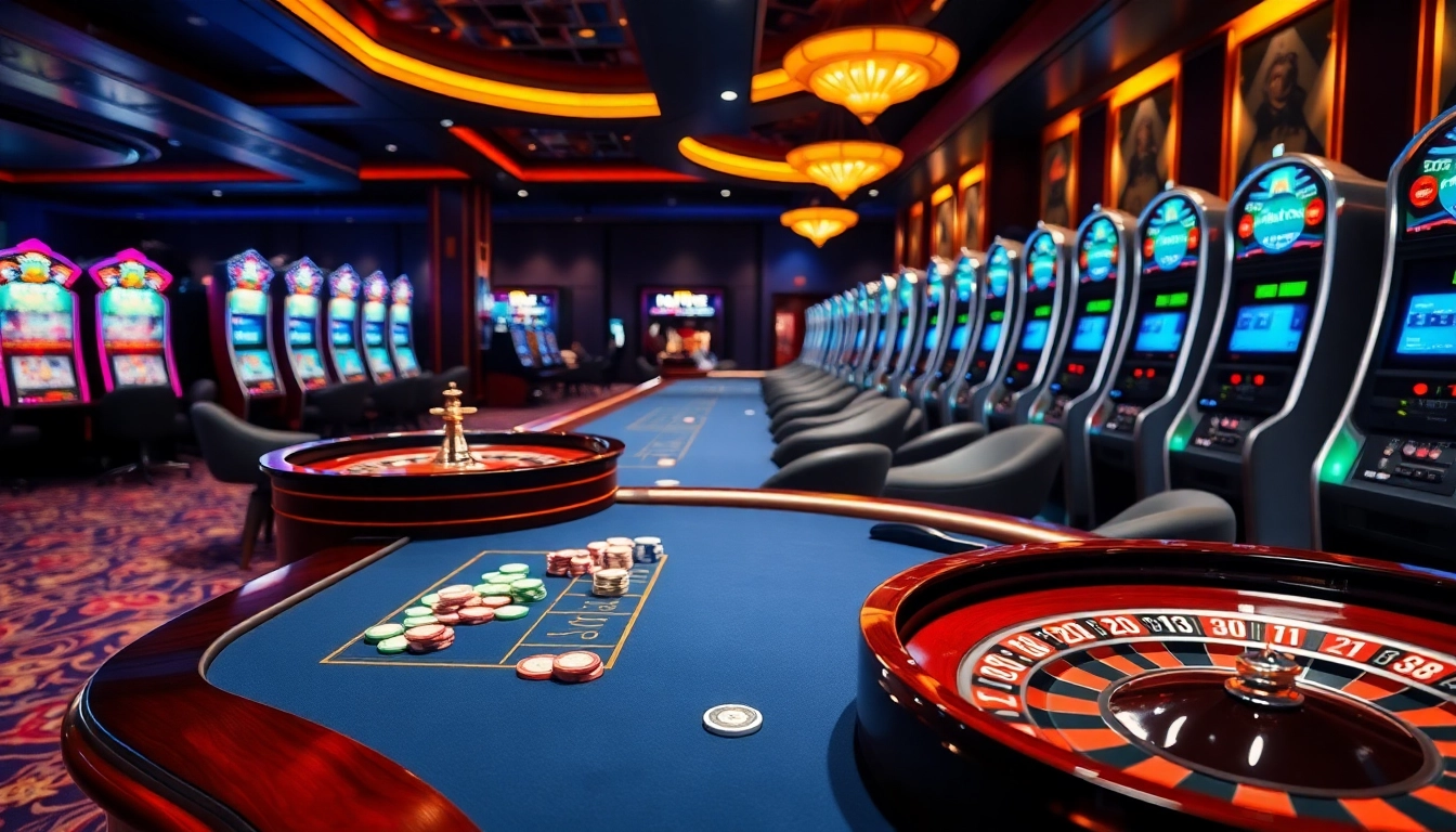 Engage with keo nha cai at an exciting poker table amidst a luxurious casino atmosphere.