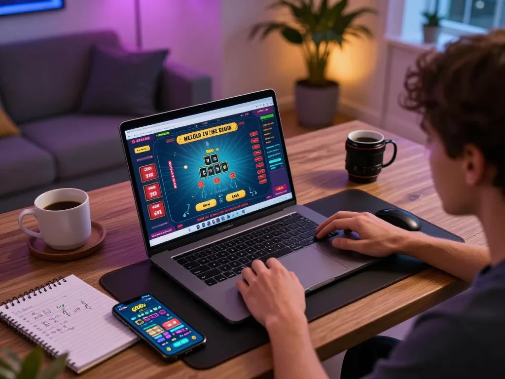 Player engaging with live dealer on g28tv app, demonstrating focused online gaming strategy.
