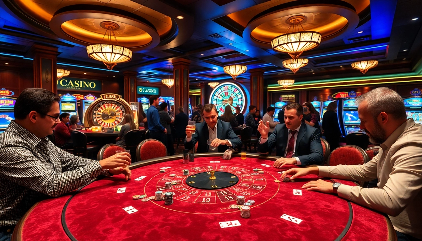 Experience an exciting game at SODO CASINO with vibrant tables and captivating roulette action.