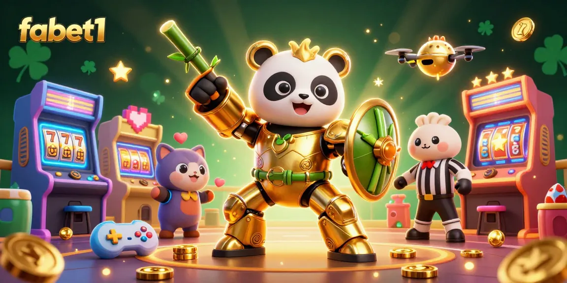 Engage in fabet1 with an ultra-detailed 3D casino scene showcasing vibrant characters and thrilling gaming elements
