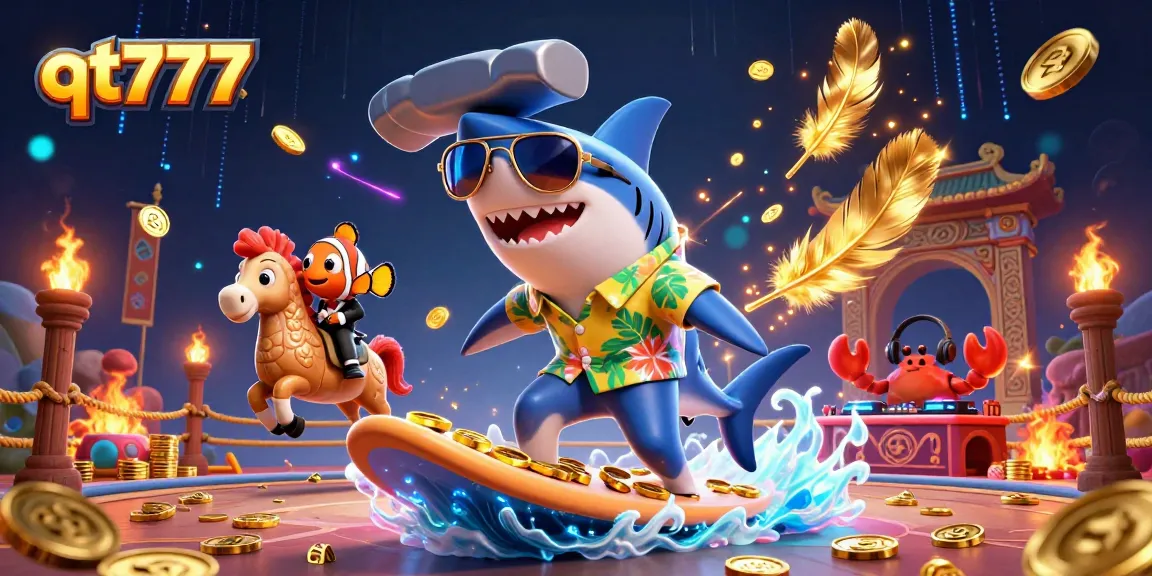 Engage with qt777 by diving into thrilling online gaming adventures surrounded by vibrant casino elements.