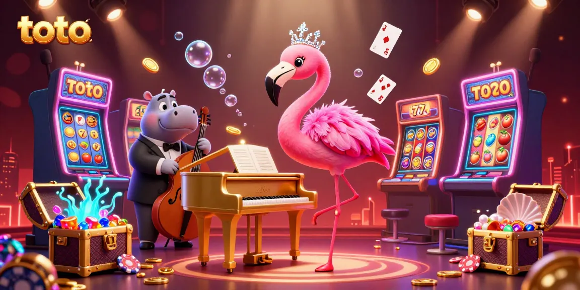 Engage with toto-themed casino fun featuring vibrant characters, slots, and gems in a vibrant underwater world.