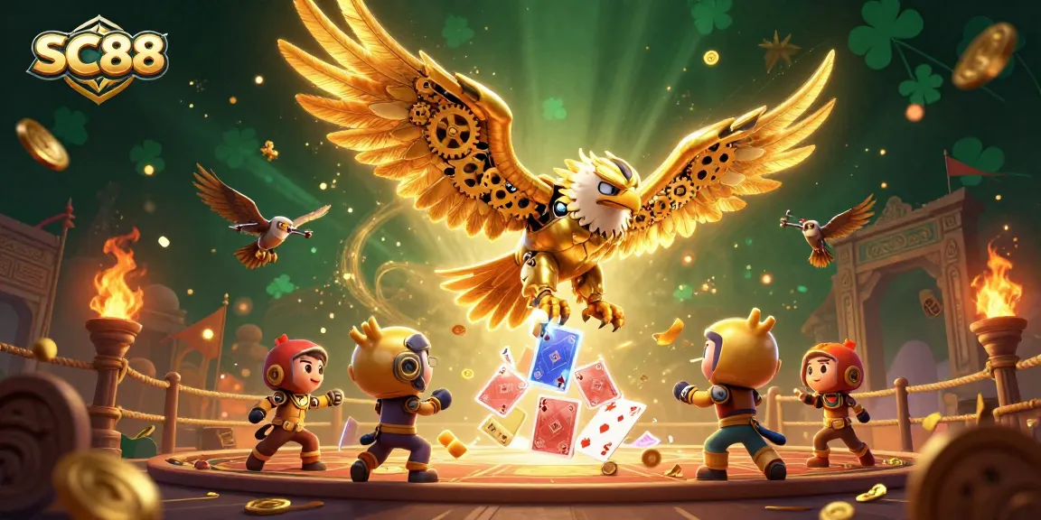 Engage with thrilling SC88 gaming adventures featuring vibrant casino elements and action.