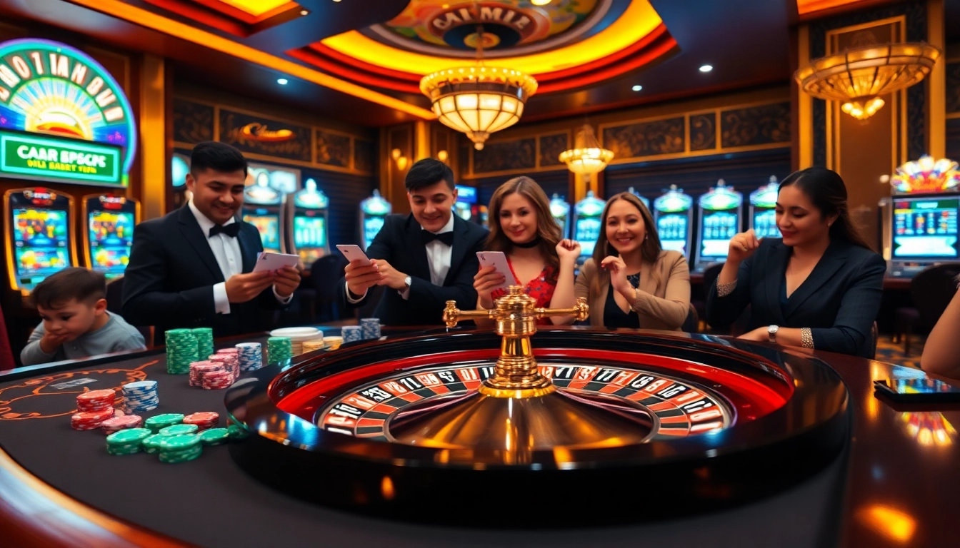 Experience excitement with togel sdy at a vibrant casino gaming table.