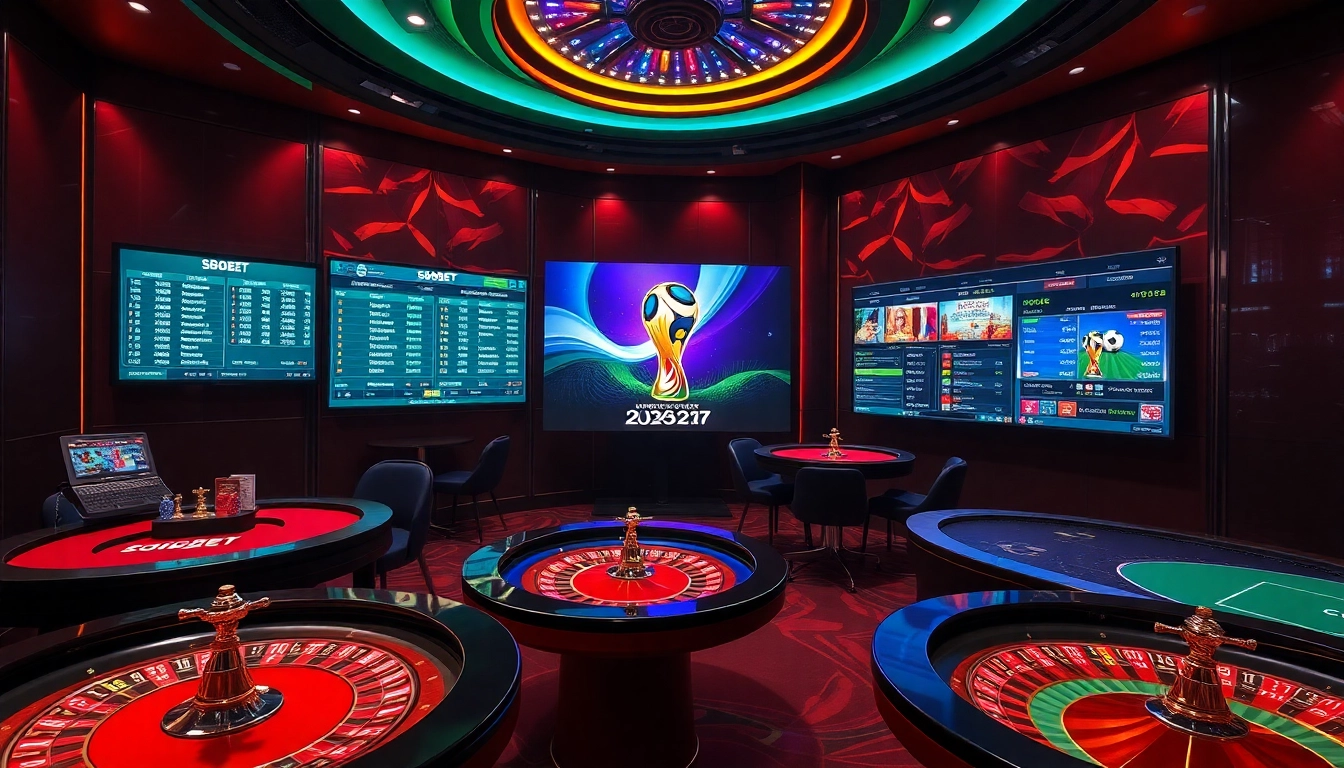 SBOBET betting interface for the 2026 World Cup enriches the online gambling atmosphere.