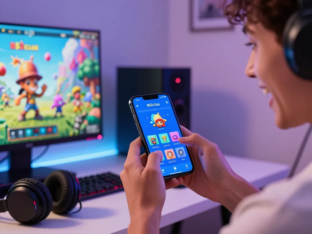 Exciting online gaming experience with tải b52club mới nhất displayed on a mobile device.