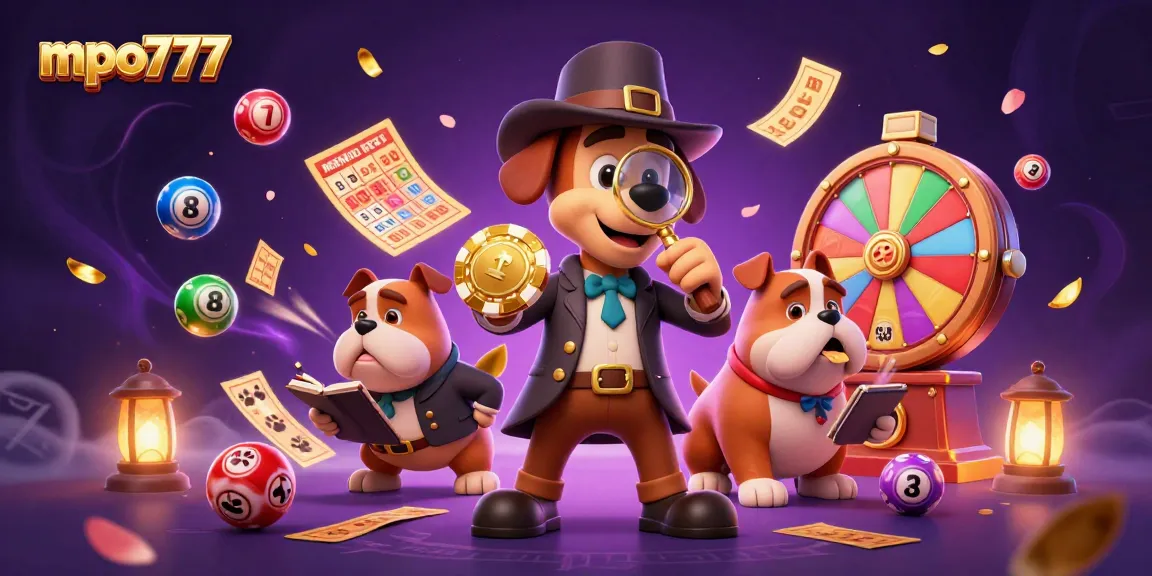Engage with mpo777's casino thrill through a lively scene with vibrant game elements and charming characters.