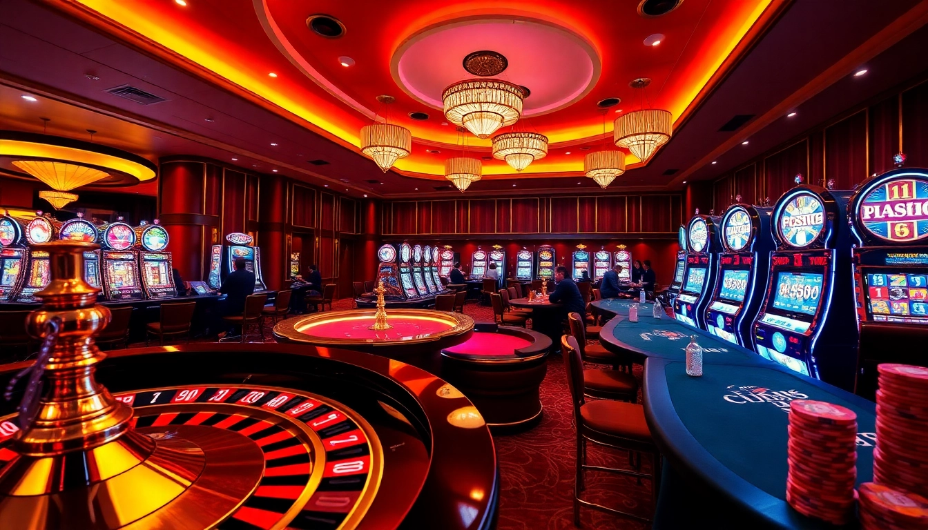 Players engaging in high-stakes games at MMOO casino, showcasing excitement and luxury in gambling.