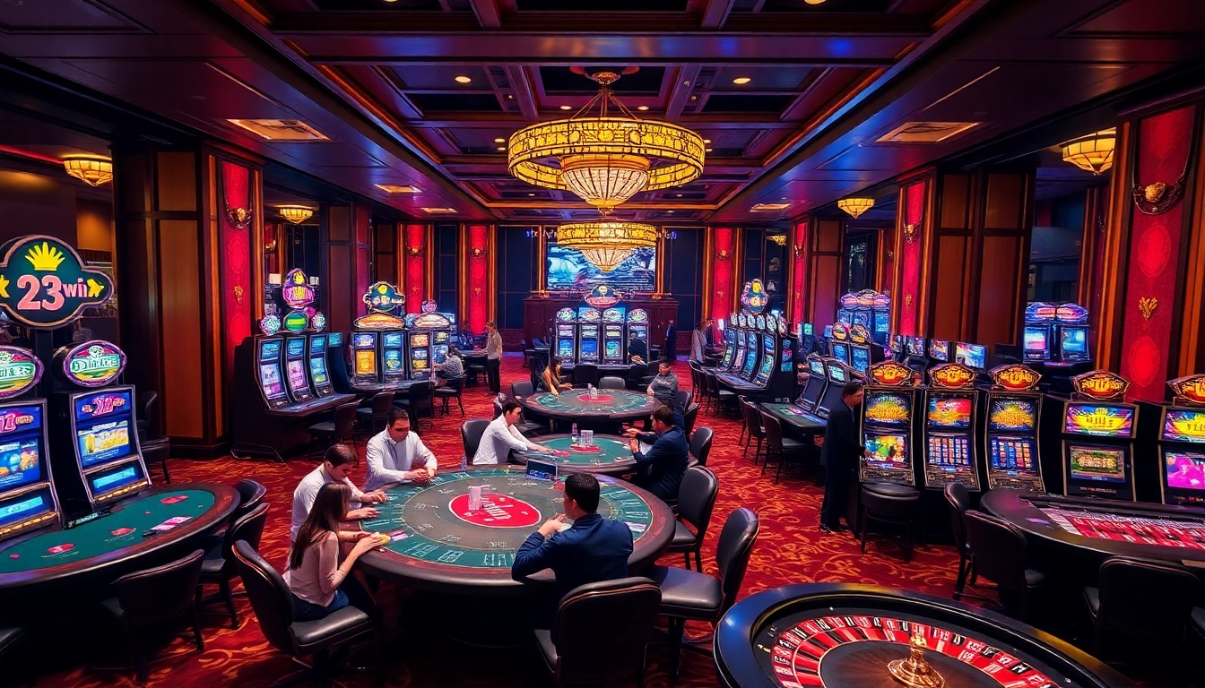 Experience the thrill of poker and slots at 23win's elite casino floor.