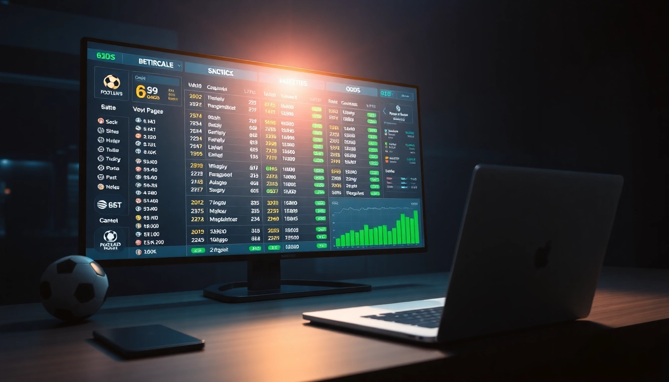 Detailed view of kèo nhà cái betting odds displayed on a digital platform.