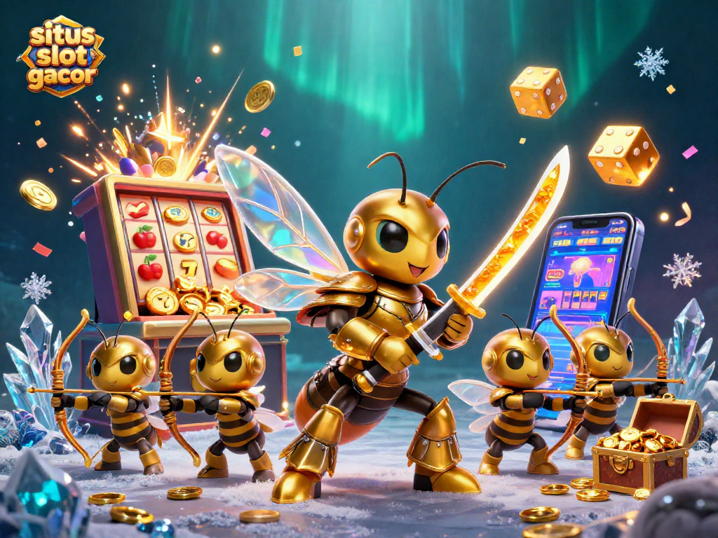Experience thrilling jackpots at situs slot gacor with vibrant casino scenes and dynamic gameplay.